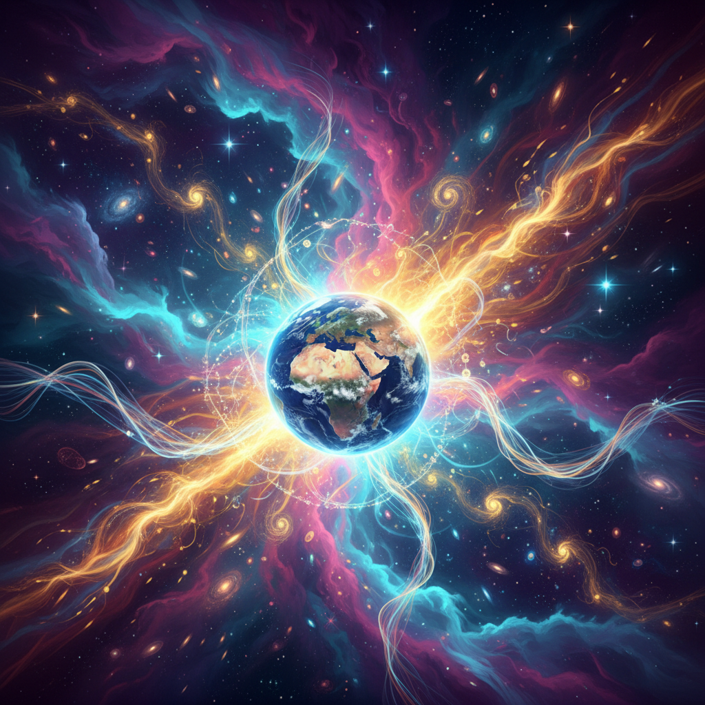 The connection between solar wind and Earth's frequency fluctuations