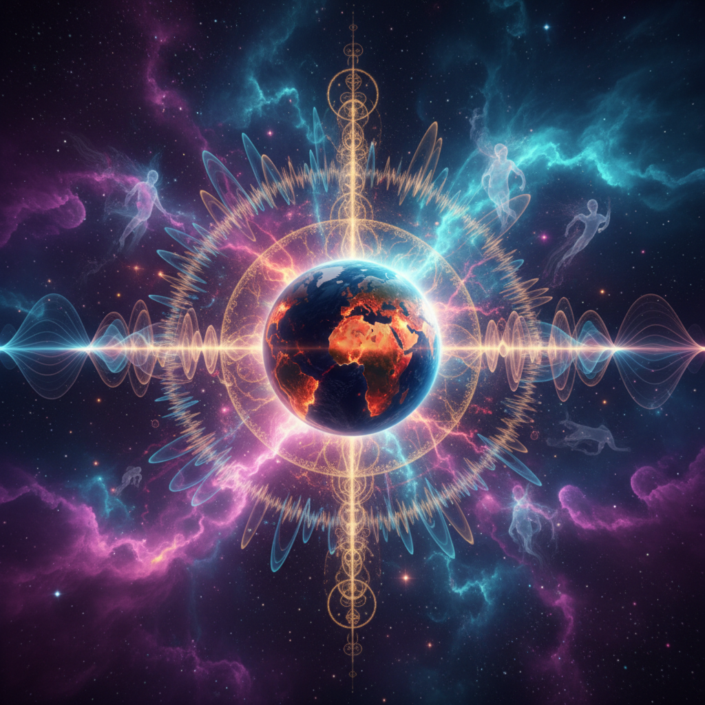 The connection between volcanic activity and Earth's frequencies